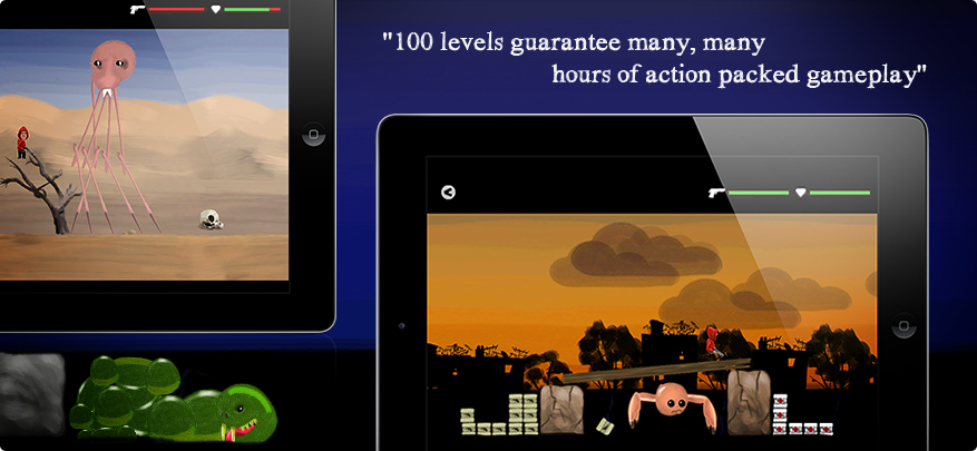 100 levels guarantee many, many hours of actionpacked gameplay