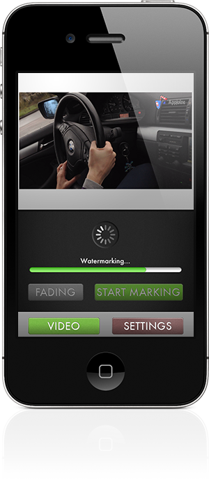 watermarker busy video processing iphone 4s